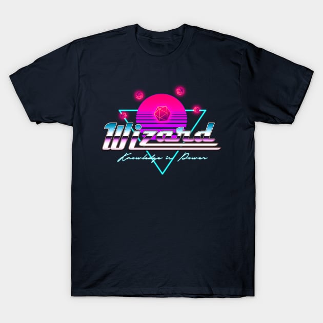 DnD in the 80's: Wizard T-Shirt by williamess21